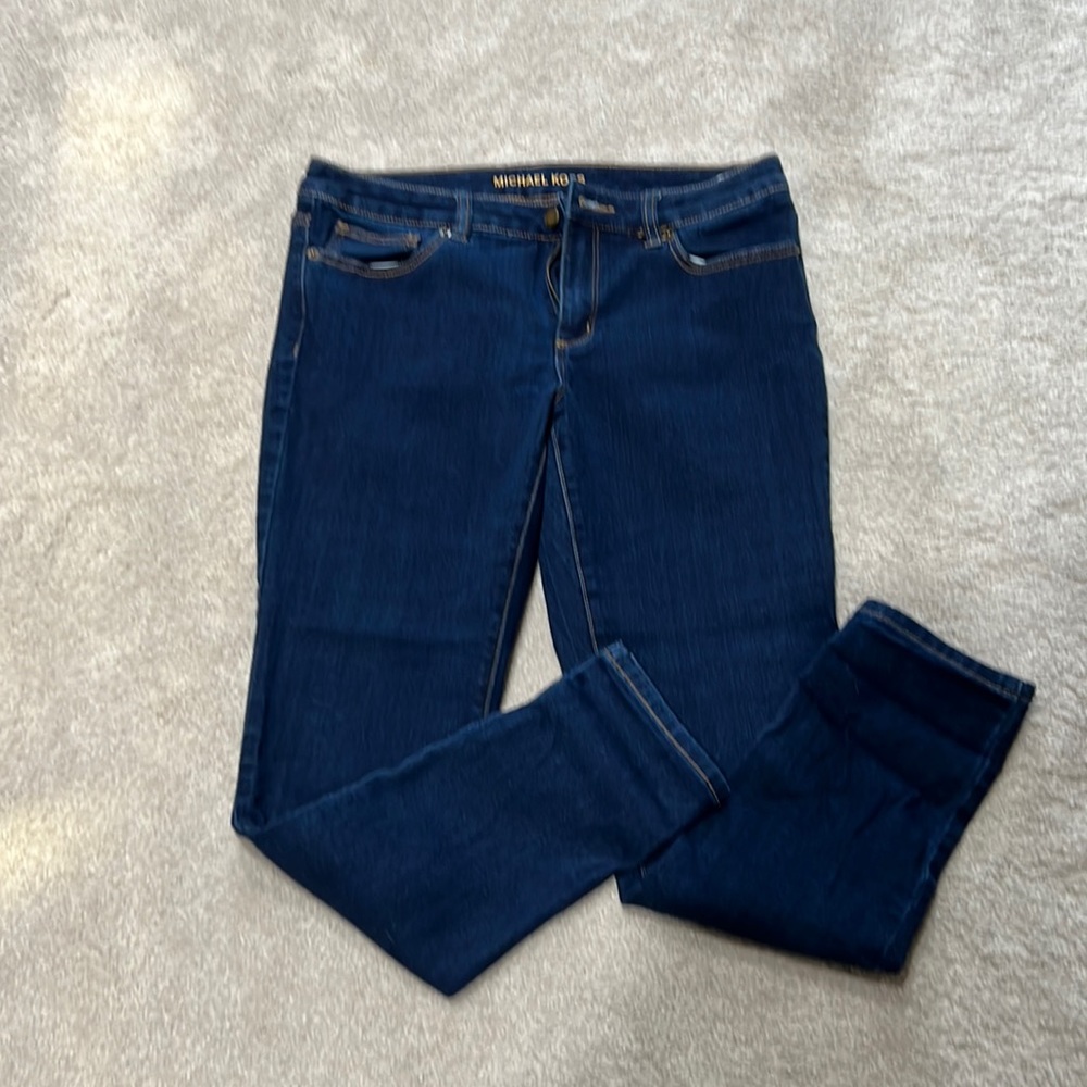Dark blue jeans